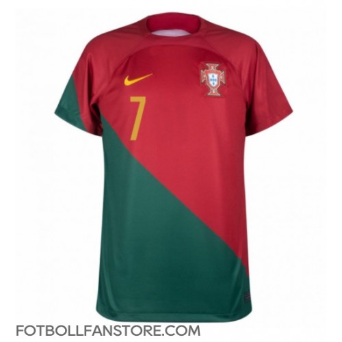 Portugal Cristiano Ronaldo #7 Hemma matchtröja VM 2022 Kortärmad Billigt